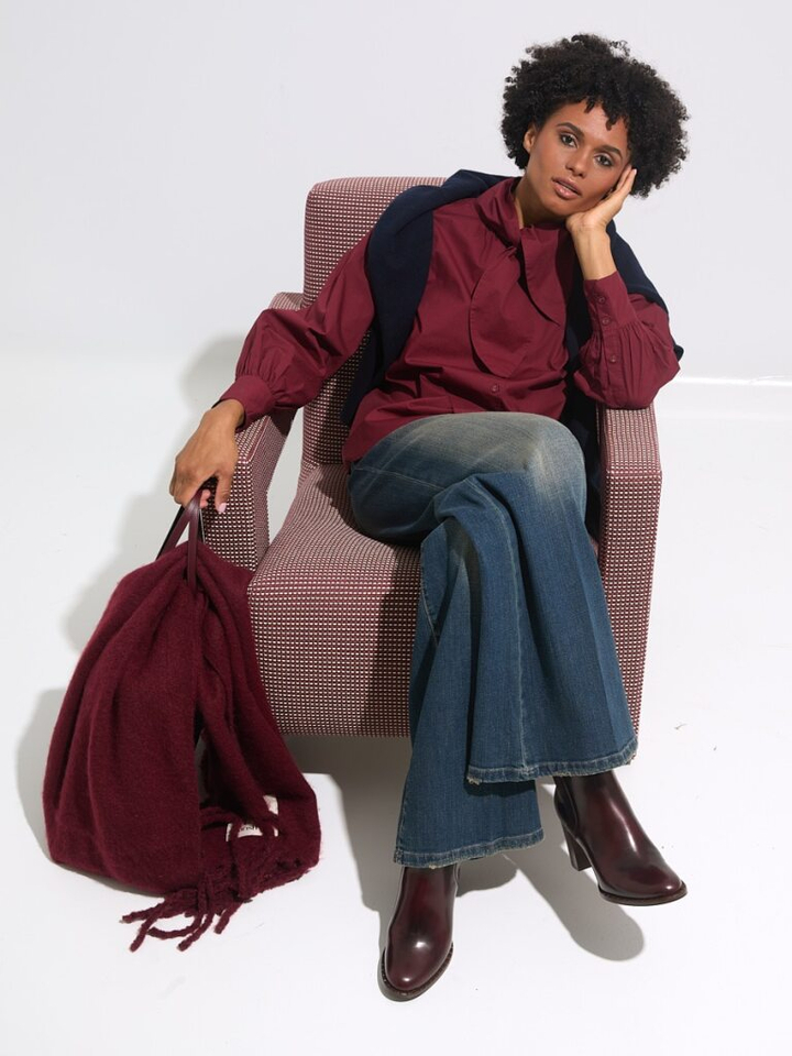 Dames shop the look van Josh V, Noir 'n' Blue, Atelier Content, Rue De Tokyo, Bellepiece en Hidesins Winter 2025 shoot 1