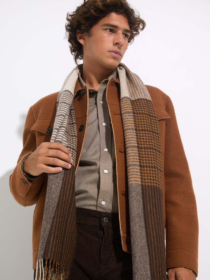 Heren shop the look van For all Mankind, Hackett, Liu Jo, Mos Mosh, Stetson en Doucals Winter 2025 shoot 1