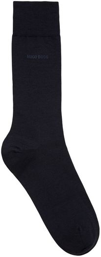 Effen Donkerblauwe Sokken Boss Black 