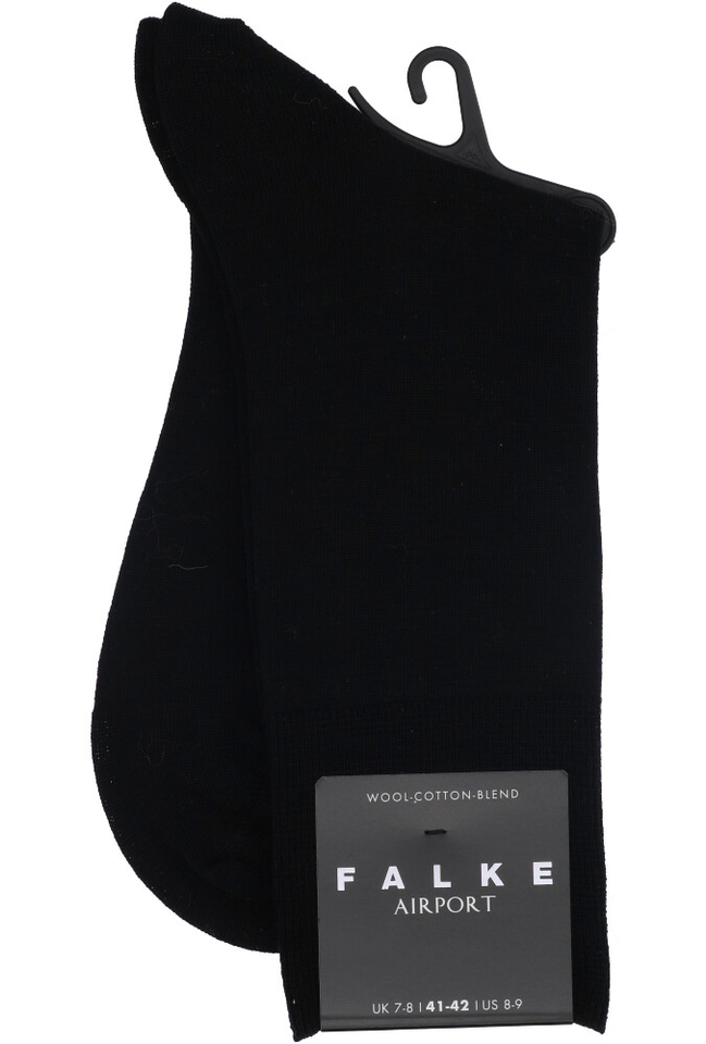 Zwarte sokken Airport Falke