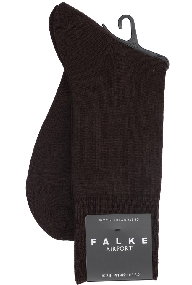 Donkerbruine sokken Airport Falke