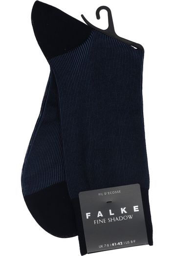 Donkerblauwe gestreepte sokken Falke 