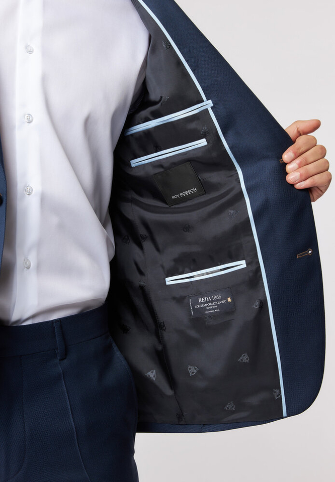 Roy robson kostuum blazer Blauw