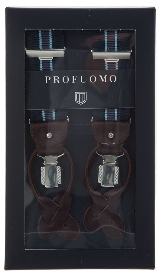 Donkerblauwe Bretellen Profuomo