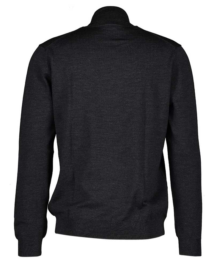 Donkergrijze Trui met Rolkraag Olymp 