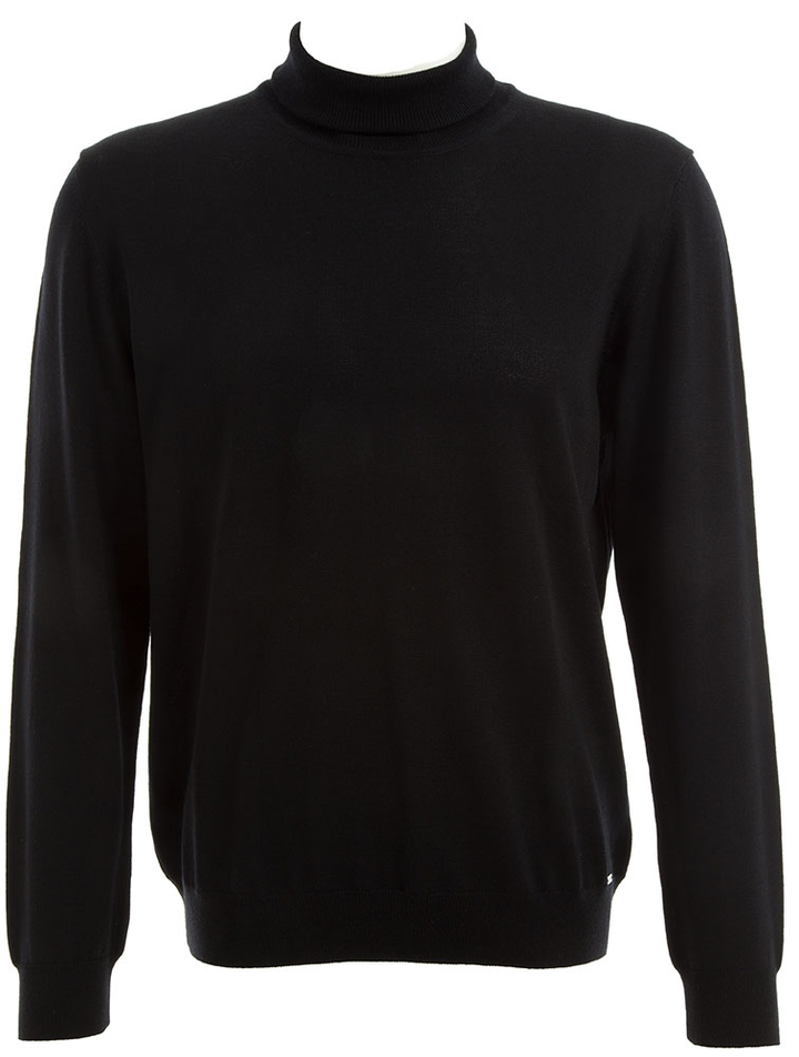 Zwarte trui met rolkraag Olymp