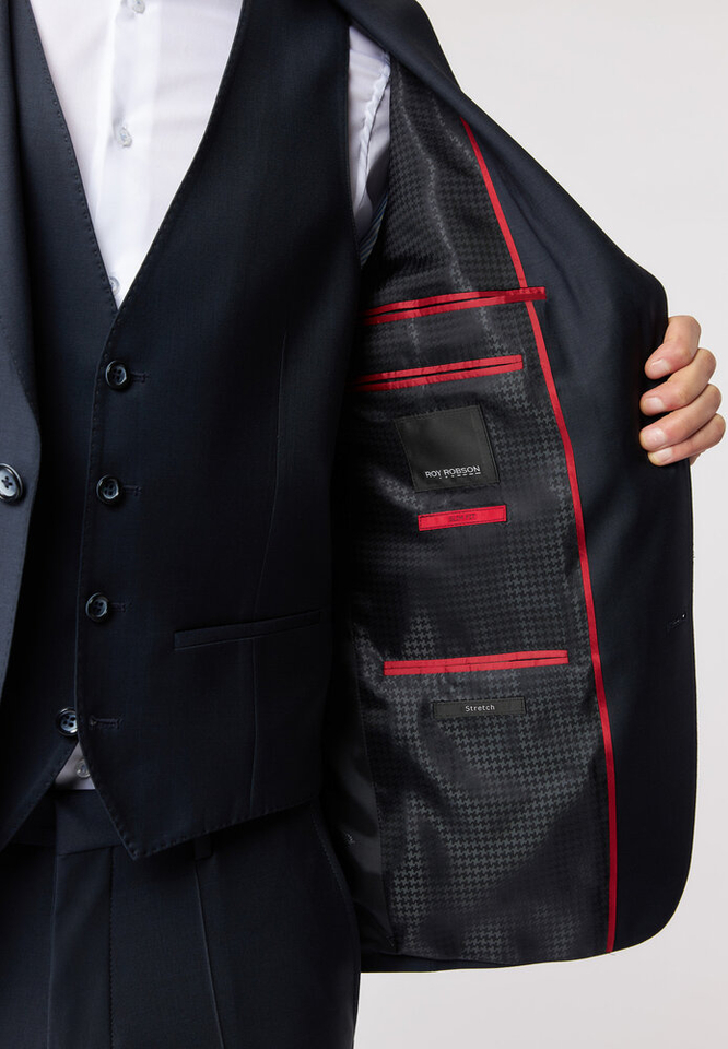 Donkerblauwe Blazer Roy Robson