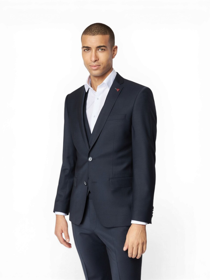 Donkerblauwe Blazer Roy Robson