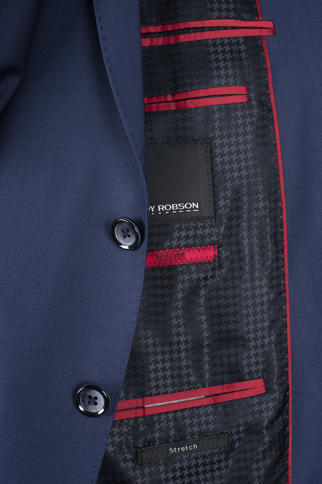 Donkerblauwe Blazer Roy Robson