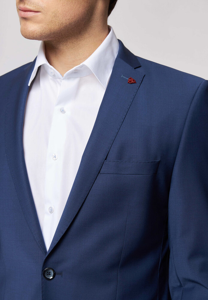 Donkerblauwe Blazer Roy Robson