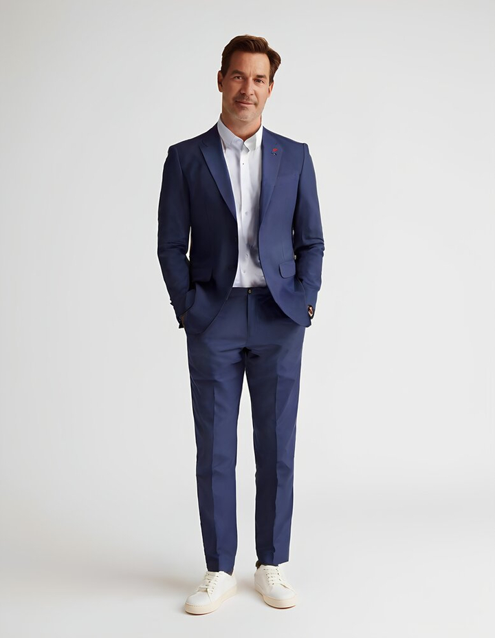 Donkerblauwe Blazer Roy Robson