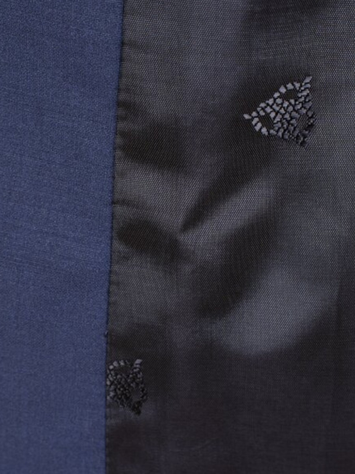Donkerblauwe gilet met zwarte rugzijde Roy Robson