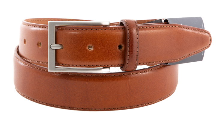 Cognackleurige Lederen Riem Profuomo Michaelis