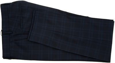 Donkerblauw Geruite Broek Benvenuto