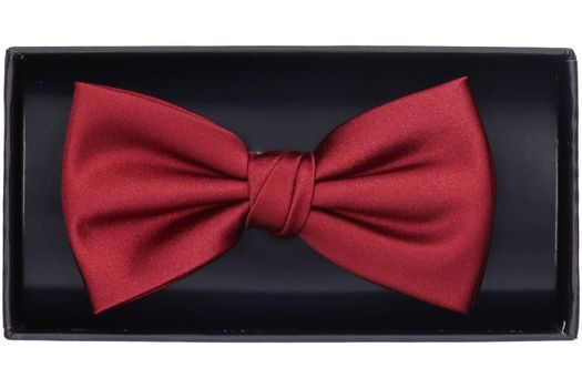 Bordeaux zijden Vlinderdas Profuomo