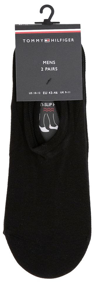 Duo zwarte footies Tommy Hilfiger