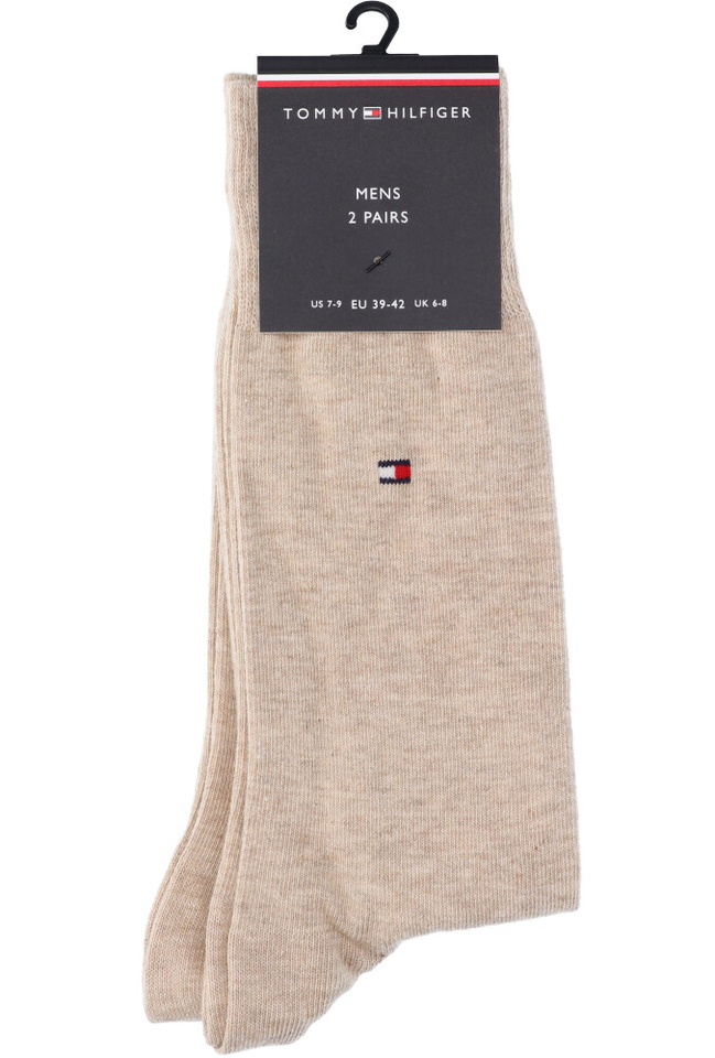Beige Lange Kousen Tommy Hilfiger