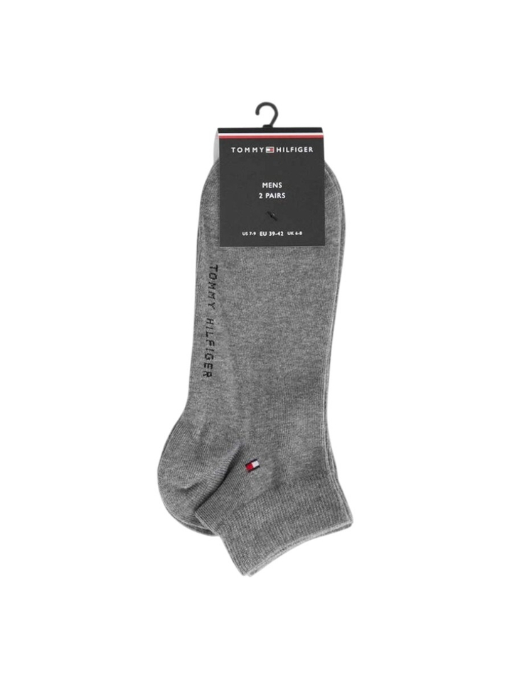 Duo grijze enkelsokken Tommy Hilfiger