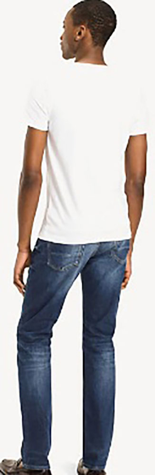 Witte t-shirt met V-hals Tommy Hilfiger 