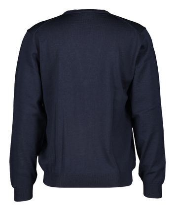 Donkerblauwe Gilet met Knopen en V-hals Olymp