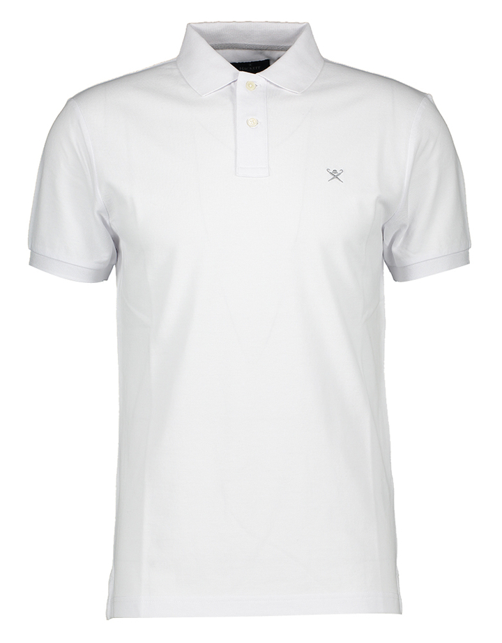 Witte polo Slim Fit Hackett