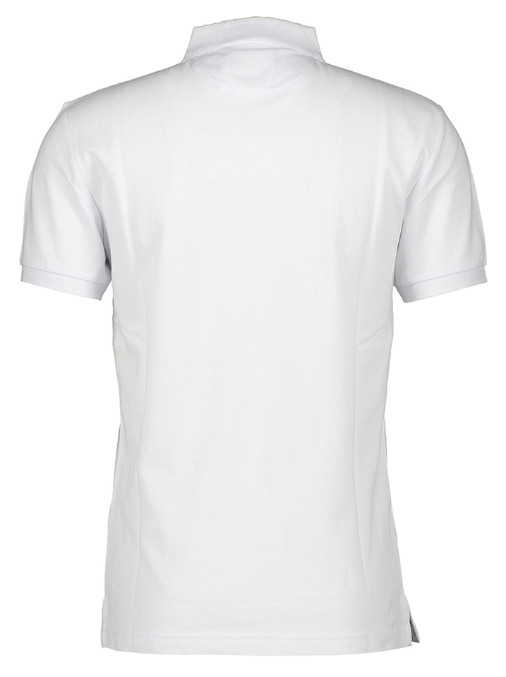 Witte polo Slim Fit Hackett