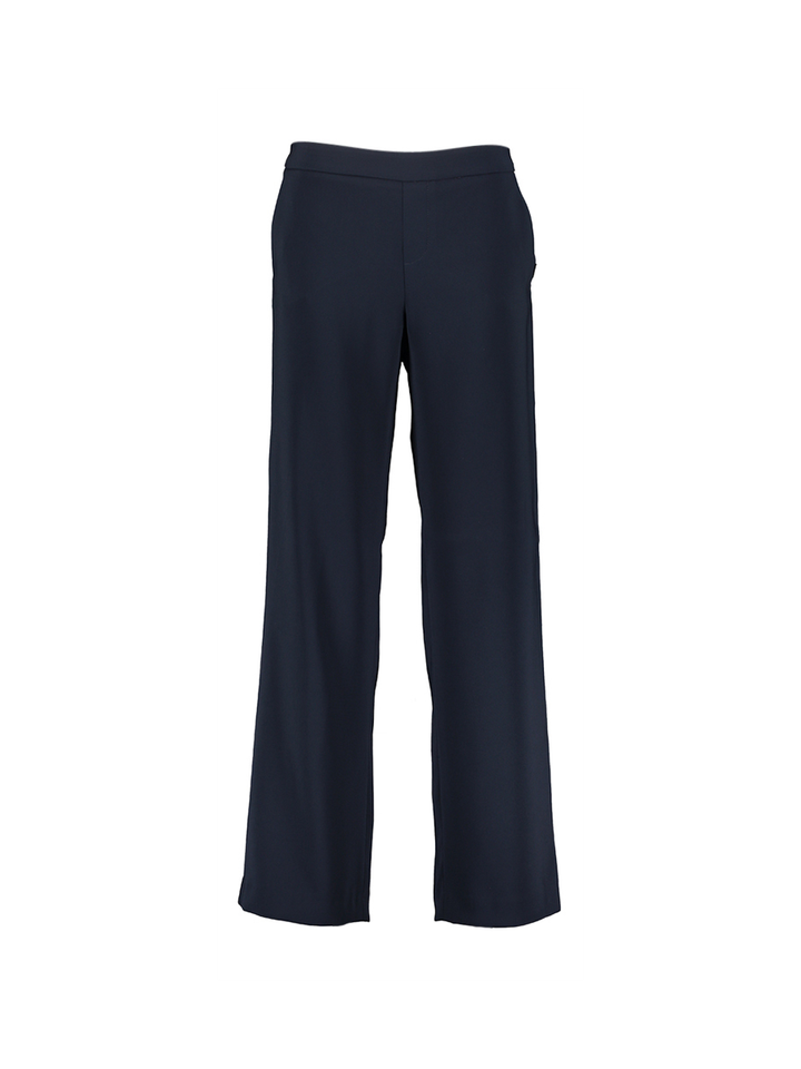 Blauwe geklede broek met elastiek Xandres