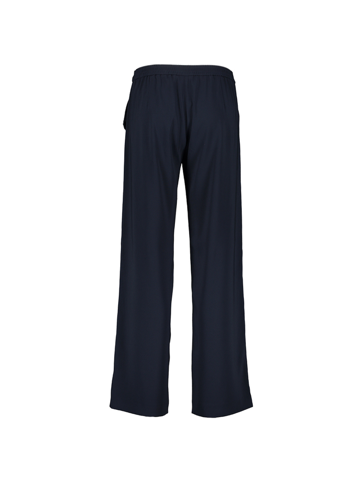 Blauwe geklede broek met elastiek Xandres
