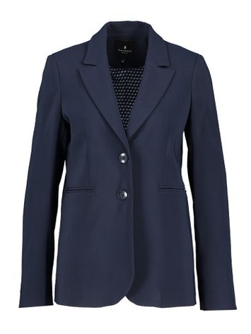 Donkerblauwe geklede blazer Xandres 
