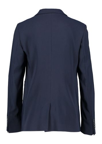 Donkerblauwe geklede blazer Xandres 