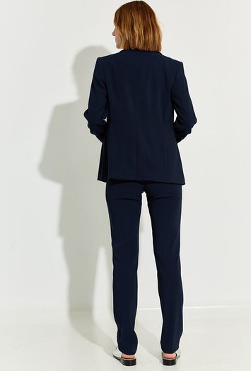 Donkerblauwe geklede broek Xandres