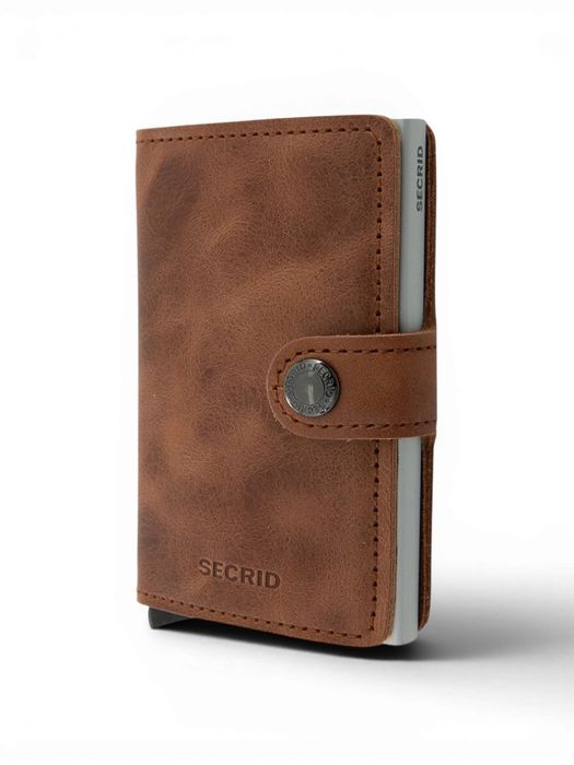Bruine miniwallet Vintage Secrid