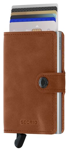 Bruine miniwallet Vintage Secrid