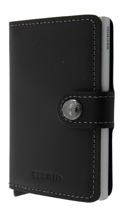 Matzwarte miniwallet Secrid