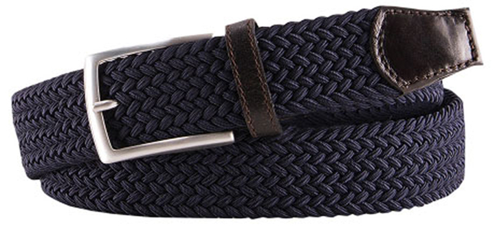 Blauw gevlochten riem Profuomo Michaelis 