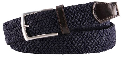 Blauw gevlochten riem Profuomo Michaelis