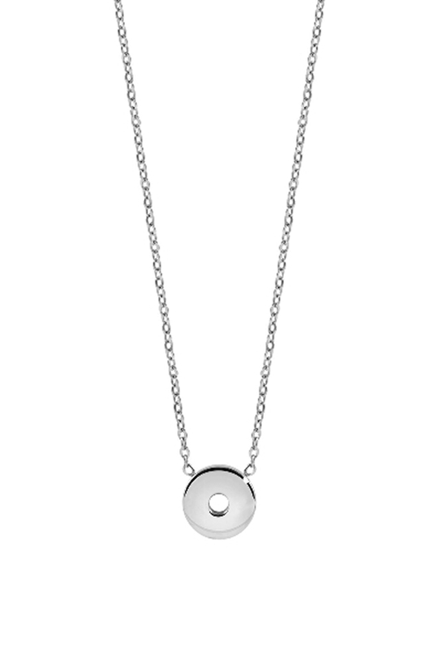 Zilverkleurige ketting ETERNITY Qudo