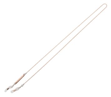 Bronskleurige zonnebrilketting Komono