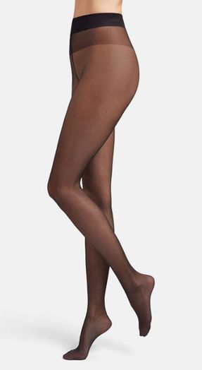 Zwarte panty Satin Touch 20 Comfort Wolford