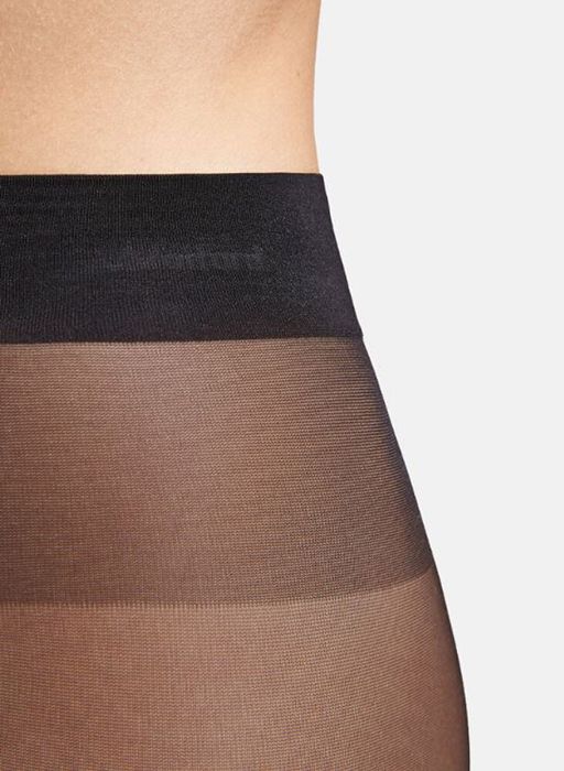 Zwarte panty Satin Touch 20 Comfort Wolford
