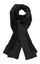 Effen zwarte fijne sjaal L'Immagine