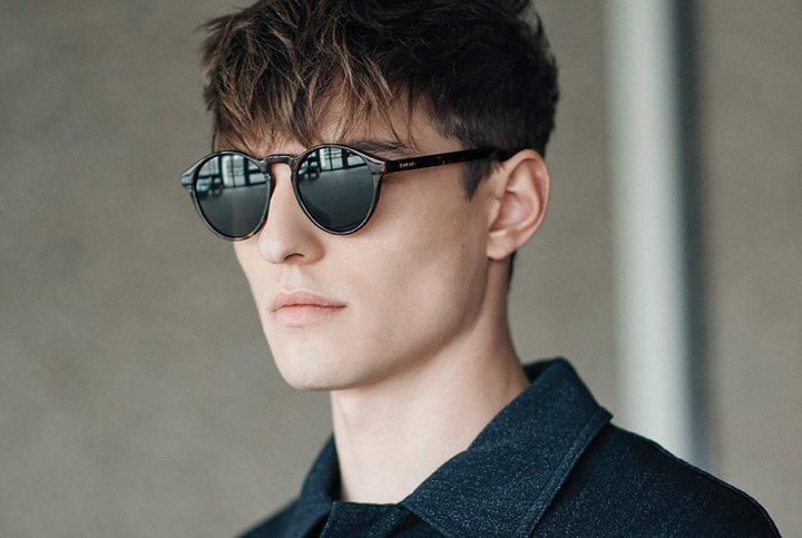 Bruine zonnebril met dierenprint Devon Komono