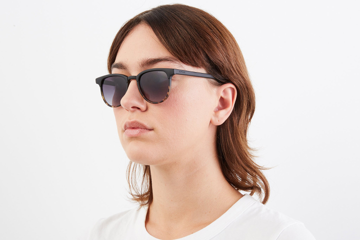 Zwarte matte zonnebril FRANCIS Komono