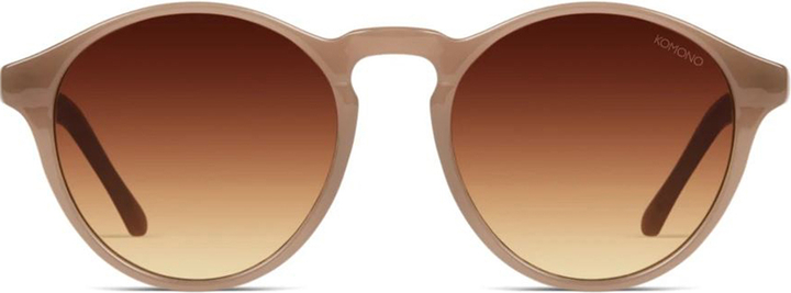 Beige zonnebril met bruine glazen Devon Komono