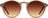 Beige zonnebril met bruine glazen Devon Komono
