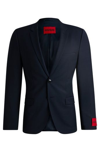 Blauwe kostuumblazer Super-flex Hugo Boss 