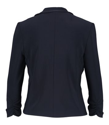 Donkerblauwe blazer met gekropte driekwartmouw Joseph Ribkoff 