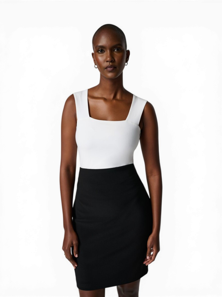 Effen Zwarte Kokerrok Joseph Ribkoff