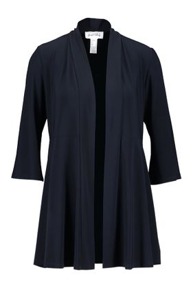 Joseph Ribkoff Donkerblauwe langere gilet met driekwartmouw