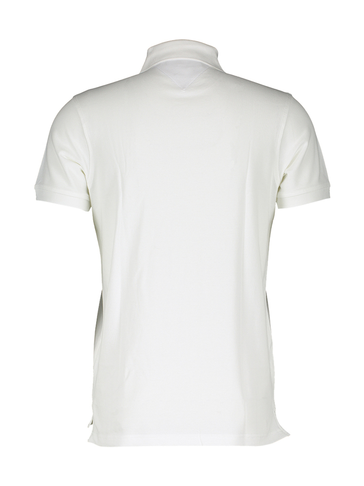 Witte polo SLIM FIT Tommy Hilfiger 